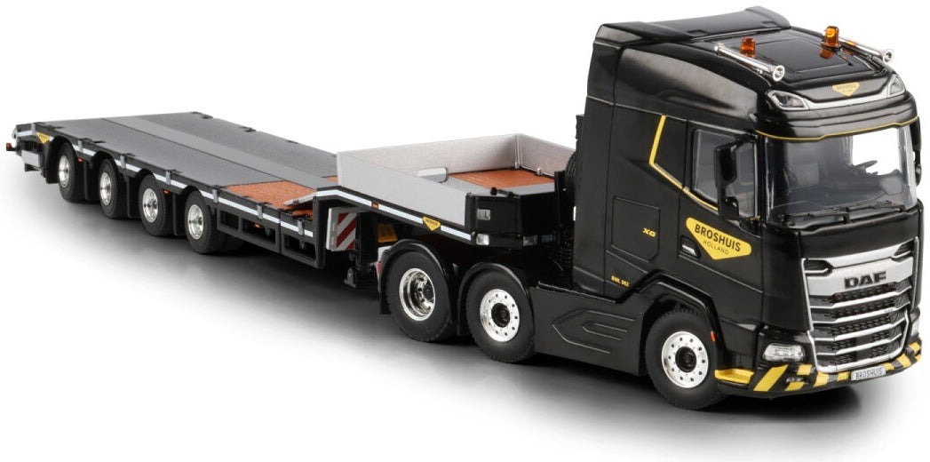 Available To Order – DAF XG MY25 6x2 Twin Steer Semi Low Loader 4 Axle 1:50 (WSI 04-2244)
