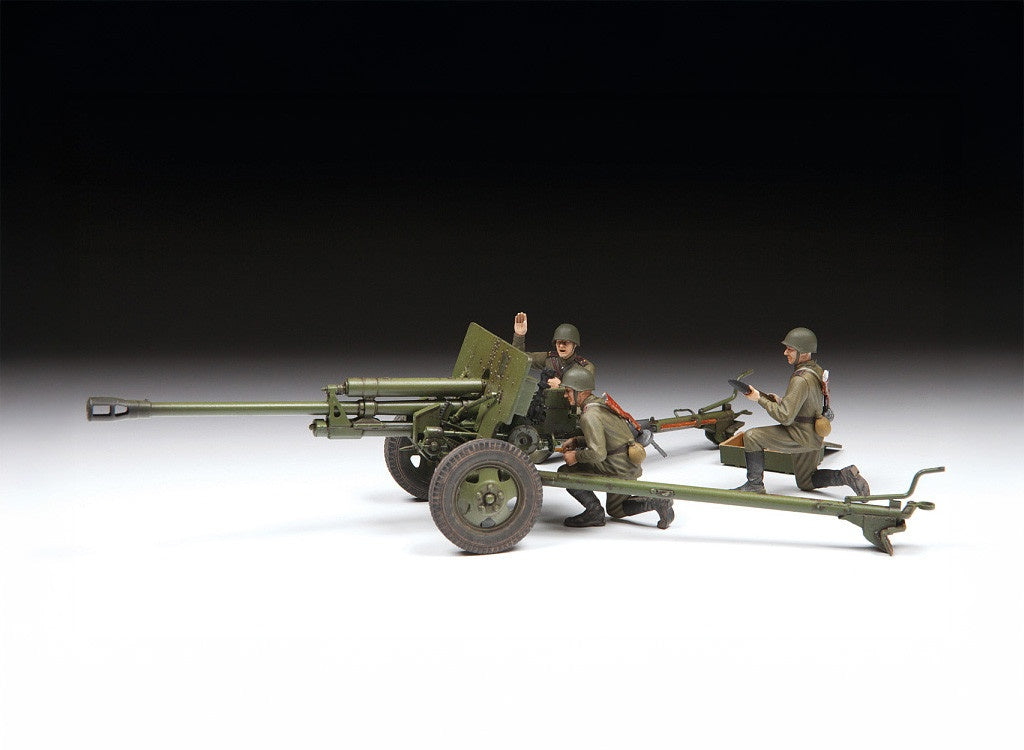 Available To Order – ZIS-3 with Crew 1:35 Zvezda Model (ZVE 3671)