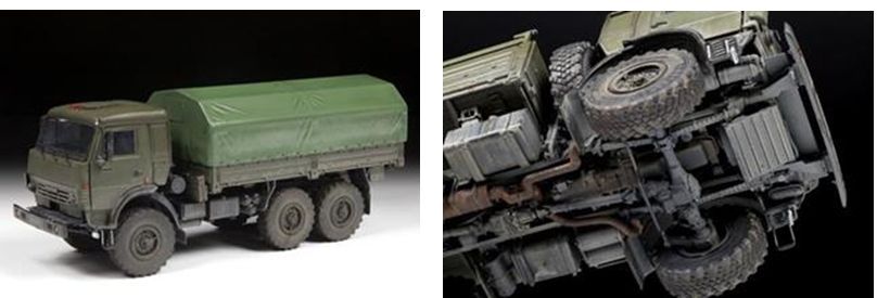 Available To Order – Kamaz Truck 3-Axle 1:35 Zvezda Model (ZVE 3697)