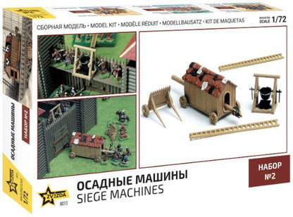 Available To Order – Medieval Siege Machines Kit #2 1:72 Zvezda Model (ZVE 8015)