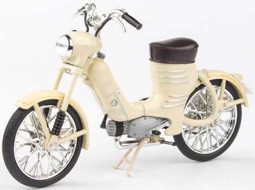 Available to Order – Jawa 50 Pionyr 1955 Light Ivory 1:18 (ABR 118M001Y)
