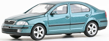 Available To Order – Skoda Octavia II Combi (2004) Deep Sea Blue Metallic 1:43 Abrex Model (ABR 143002K)