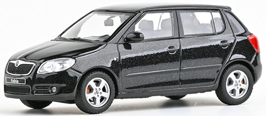 Skoda Fabia II 2006 Magic Black Metallic 1:43 Abrex Model