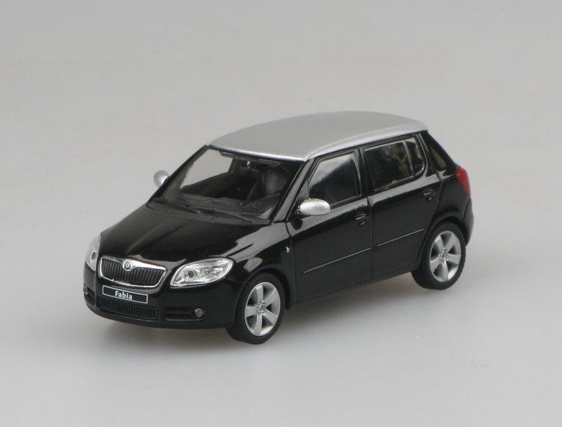 Skoda Fabia II (2006) Magic Black Metallic 1:43 Abrex Model