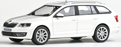 Available To Order – Skoda Octavia III Combi 2013 White Candy 1:43 Abrex Model (ABR 143027E)
