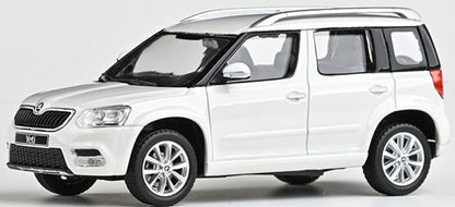 Available To Order – Skoda Yeti FL 2013 White Candy 1:43 Abrex Model (ABR 143031E)