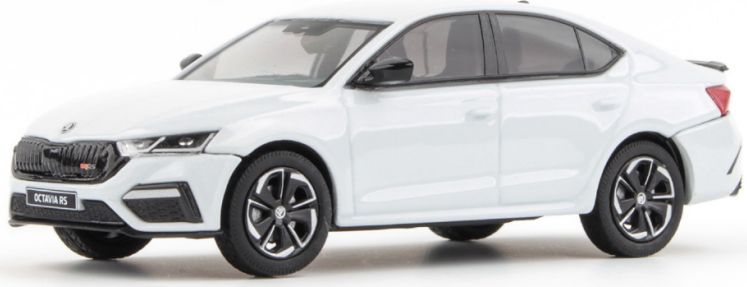 Available to Order – Skoda Octavia IV RS 2020 Moon White Metallic 1:43 (ABR 143037EJ)