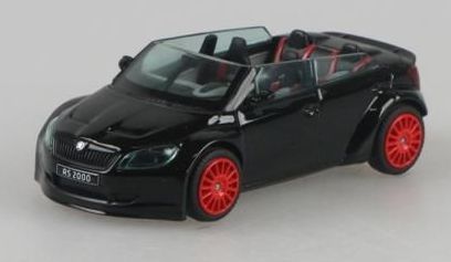 Available to Order – Skoda Fabia II FL RS2000 Concept (2011) Black 1:43 (ABR 143C804DBR)