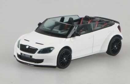 Available to Order – Skoda Fabia II FL RS2000 Concept (2011) White 1:43 (ABR 143C804EGB)