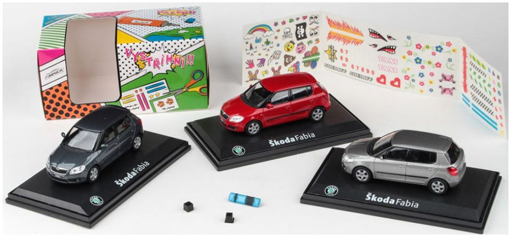 Available to Order – Skoda Fabia 'Little Designer' w/Decals 1:43 (ABR 143KA001)