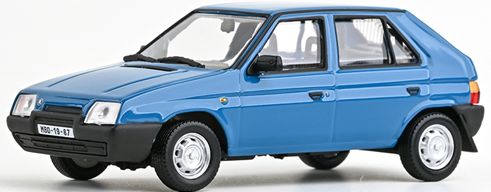 Available To Order – Skoda Favorit 136L 1988 Skoda Blue 1:43 Abrex Model (ABR 143S708LU)