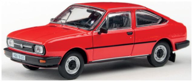 Available to Order – Skoda Garde 1982 Cervena Sipkova 1:43 (ABR 143S722BD)