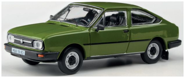 Available to Order – Skoda Garde 1982 Zelena Olivova 1:43 (ABR 143S722QN)
