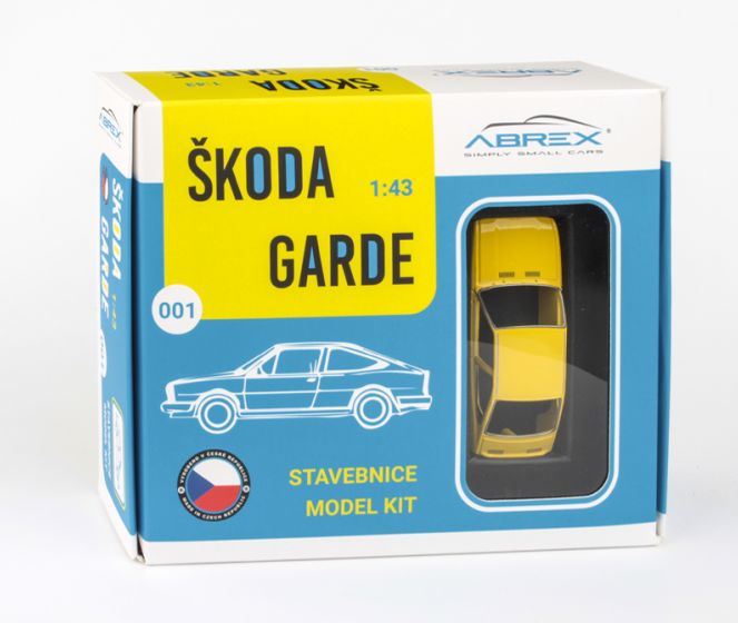Available to Order – Skoda Garde 1982 Solar Yellow Model Kit 1:43 (ABR 143SS722GK)