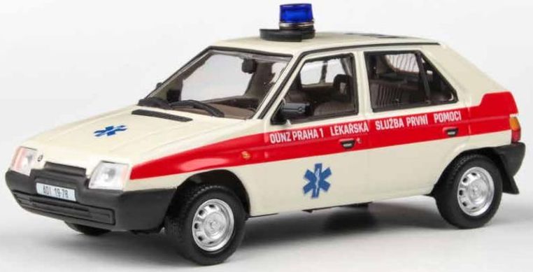 Available to Order – Skoda Favorit 136L 1988 Rescue Car CZ 1:43 (ABR 143SX708XO1)