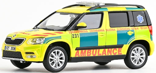 Available To Order – Skoda Yeti FL 2013 EMS Of Zlin Region 231 1:43 Abrex Model (ABR 143X031XO16)