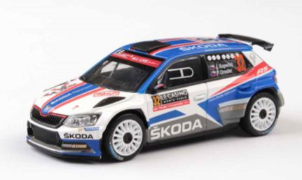 Available to Order – Skoda Fabia III R5 (2015) Rallye Monte- Carlo 2018 #32 Kopecky/Dresler 1:43 (ABR 143X605TJ)