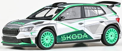 Skoda Fabia IV RS Rally2 2022 Skoda Motorsport Design 2023 1:43 Abrex Model