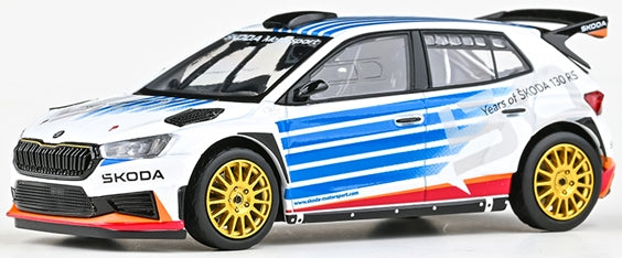 Skoda Fabia IV RS Rally2 2022 Skoda Motorsport Design 2025 130RS MC 1:43 Abrex Model