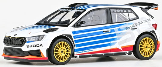 Skoda Fabia IV RS Rally2 2022 Skoda Motorsport Design 2025 130RS MC 1:43 Abrex Model