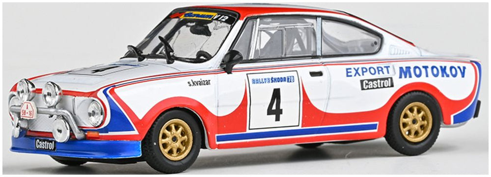 Available to Order – Skoda 130RS Rallye Skoda 1978 #4 Kvaizar Kotek 1977 1:43 (ABR 143XS501TL)