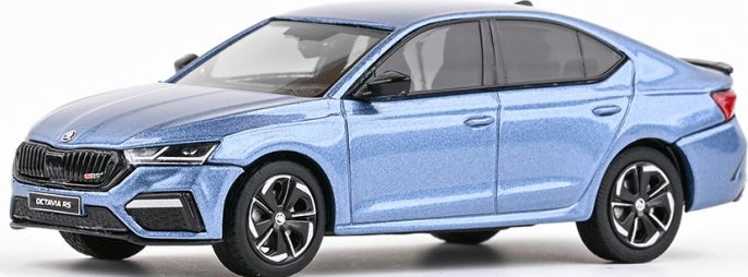 Available to Order – Skoda Octavia IV RS 2020 Water Blue Metallic 1:43 (ABR 143Z037MZ)