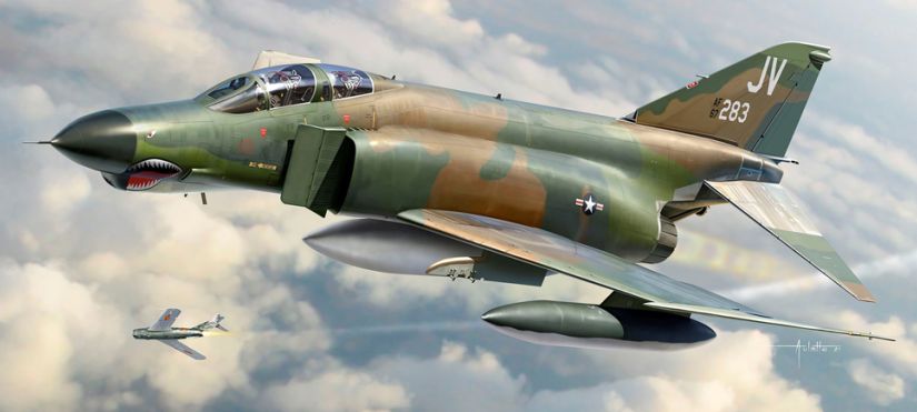 Available To Order – USAF F-4E 'Vietnam War' Phantom 1:32 Academy Plastic Kits Model (ACA 12133)