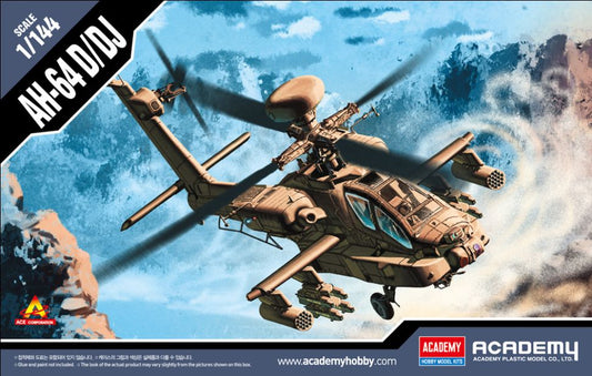 Available To Order – AH-64D/DJ Apache Helicopter 1:144 (ACA 12625)