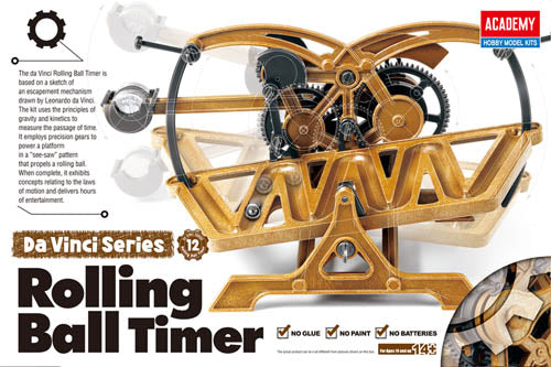 Available To Order – Da Vinci Rolling Ball Timer (ACA 18174)