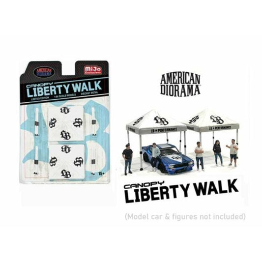American Diorama Liberty Walk Canopy Set 1:64 Scale Diorama Accessory (AD2416MJ)