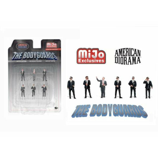 Available to Order – The Bodyguards, Diecast Figures 1:64 American Diorama Model (AD2421MJ)