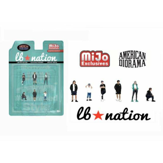 Available to Order – LB Nation, Diecast Figures 1:64 American Diorama Model (AD2422MJ)