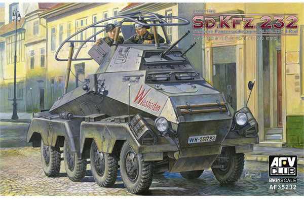 Available To Order – SdKfz 232 (Early) 1:35 AFV Club Model (AFV 35232)