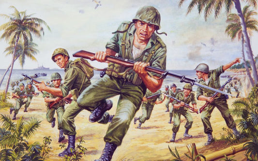 Available to Order – Wwii Us Marines 1:76 Airfix Model (AIR 00716V)