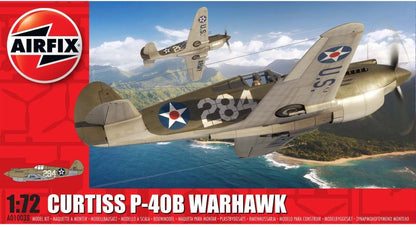 Available To Order – Curtiss P-40B Warhawk 1:72 Airfix Model (AIR 01003B)