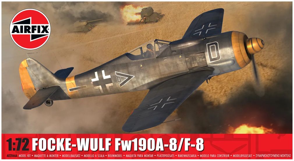 Available To Order – Focke-wulf Fw190a-8/f-8 1:72 Airfix Model (AIR 02066A)