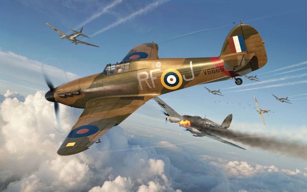 Hawker Hurricane Mk.1 1:48 Airfix Model