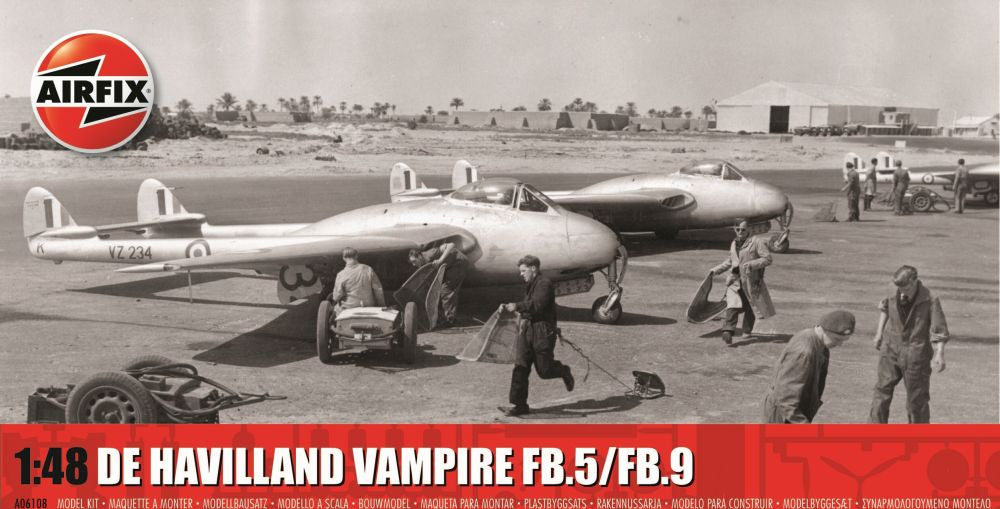Available To Order – De Havilland Vampire FB.5/FB.9 1:48 (AIR 06108)