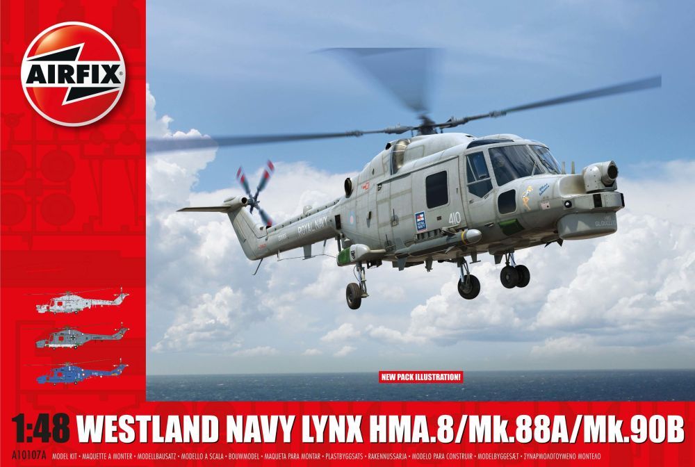Available to Order – Westland Navy Lynx Mk.88A/HMA.8/Mk.90B 1:48 (AIR 10107A)