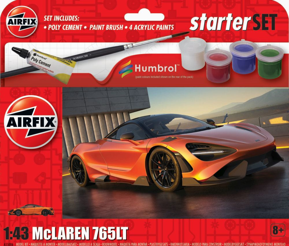 Starter Set - McLaren 765 1:43 Airfix Model