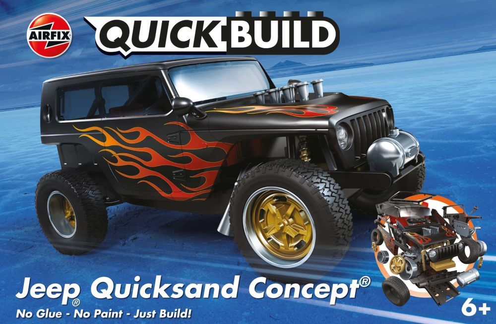 Available To Order – QUICKBUILD Jeep 'Quicksand' Concept Airfix Model (AIR J6038)