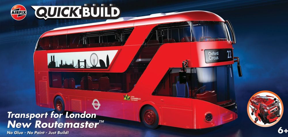 QUICKBUILD New Routemaster Bus Airfix Model