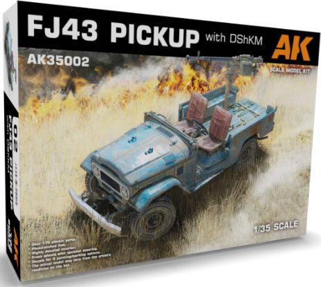 Available To Order – FJ43 Pickup with DShKM 1:35 AK Interactive Model (AKI 35002)