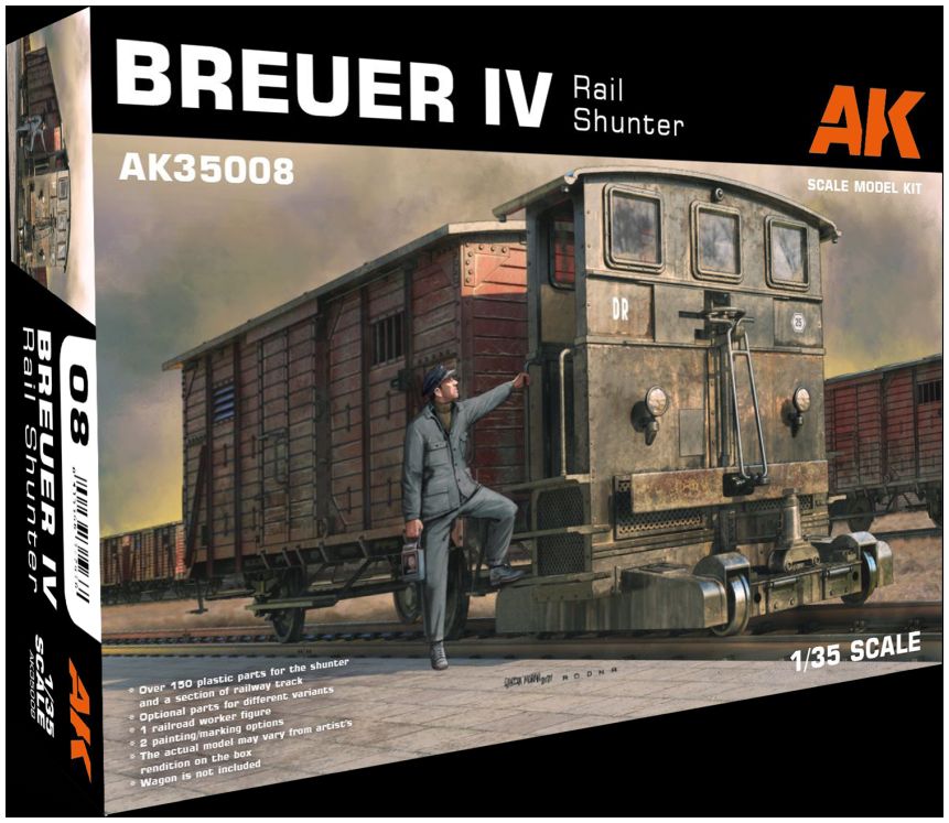 Available To Order – Breuer IV Rail Shunter 1:35 AK Interactive Model (AKI 35008)