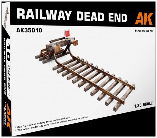 Available To Order – Railway Dead End 1:35 AK Interactive Model (AKI 35010)