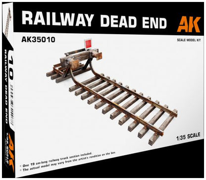 Available To Order – Railway Dead End 1:35 AK Interactive Model (AKI 35010)