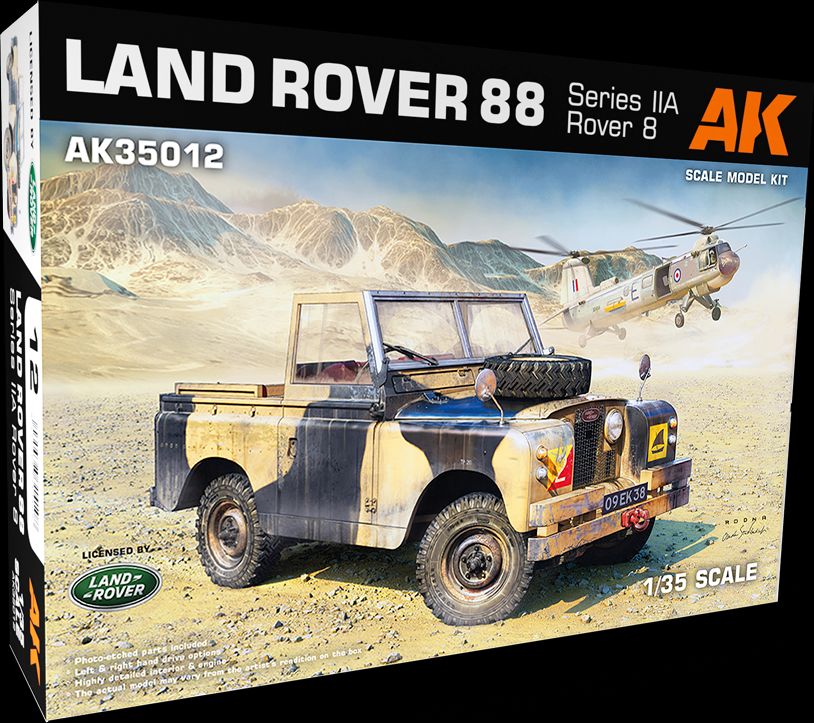 Available To Order – Land Rover 88 Series IIA British Armed Forces Rover 1:35 AK Interactive Model (AKI 35012)