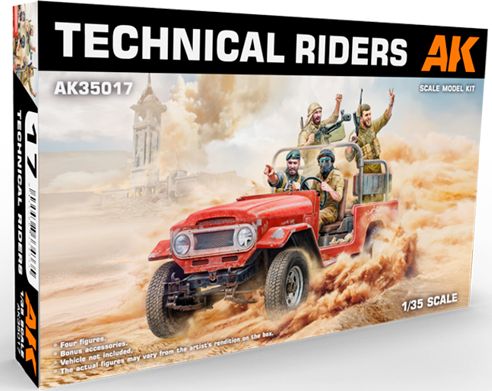 Available To Order – Technical Riders 1:35 AK Interactive Model (AKI 35017)