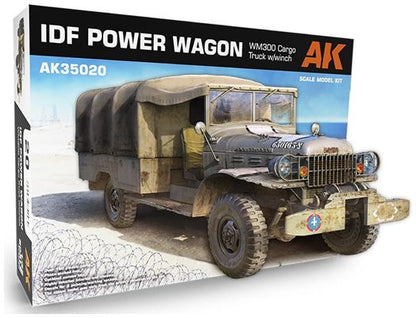 Available To Order – IDF Power Wagon WM300 Cargo Truck with Winch 1:35 AK Interactive Model (AKI 35020)