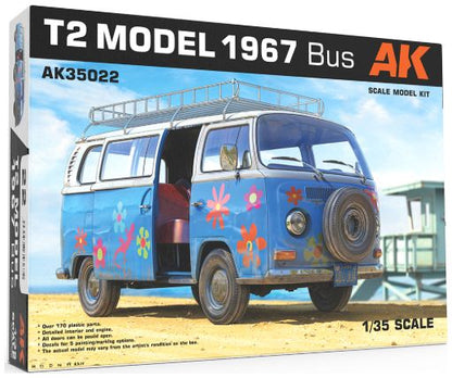 Available To Order – T2 Model 1967 Bus 1:35 AK Interactive Model (AKI 35022)